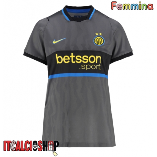 Inter Milan Marcus Thuram #9 Terza Maglia Femmina 2026-27 Manica Corta